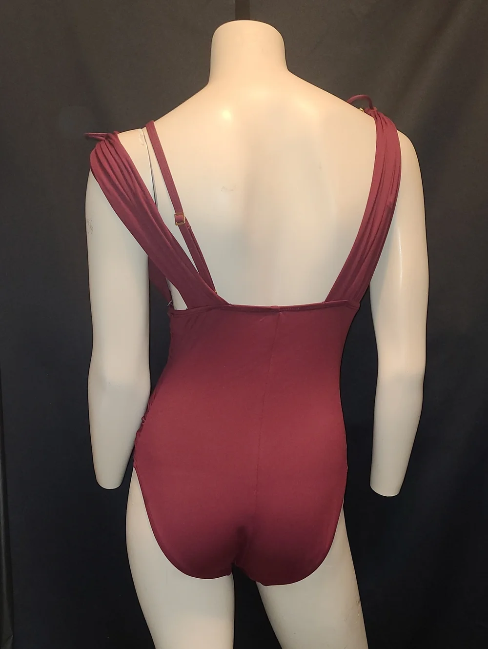 La Blanca Deep Berry One-Piece Swimsuit Size 8 - Picture 6 of 13